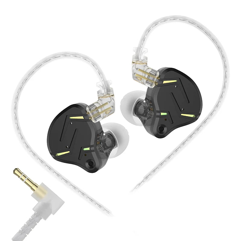 KZ ZST PRO X Hybrid Dynamic Balanced IEM in Ear Monitor Headphones 1DD 1BA HiFi Earphones Detachable Cable Audiophile Musician