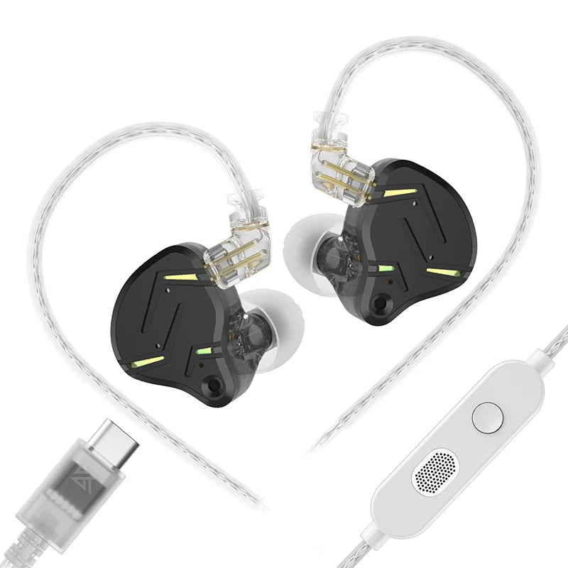 KZ ZST PRO X Hybrid Dynamic Balanced IEM in Ear Monitor Headphones 1DD 1BA HiFi Earphones Detachable Cable Audiophile Musician