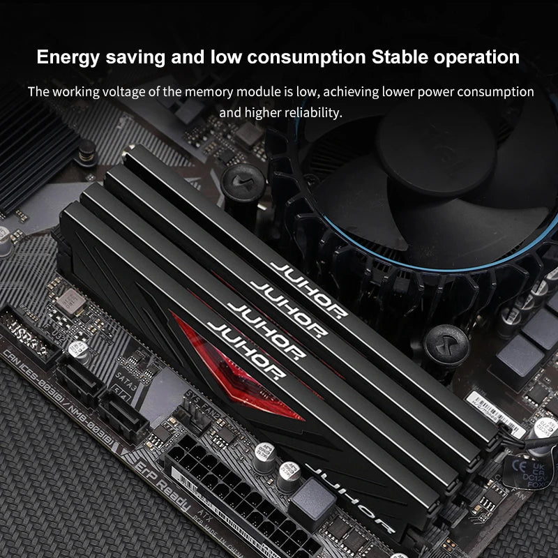 JUHOR Memory DDR4 8GB 16GB 3200MHz CL18 Desktop Computer Memory Ram