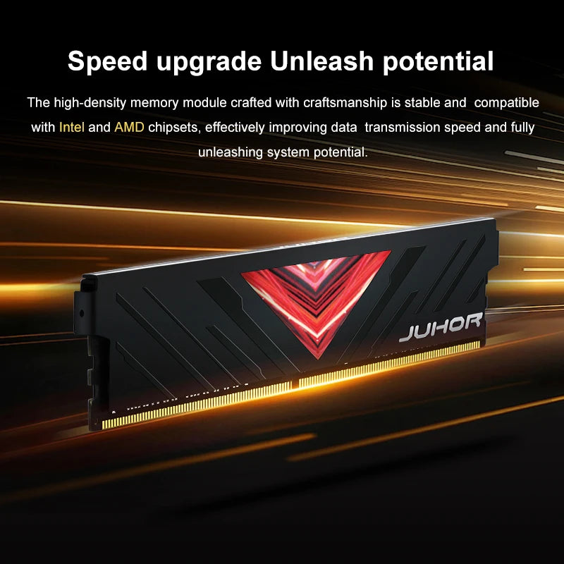 JUHOR Memory DDR4 8GB 16GB 3200MHz CL18 Desktop Computer Memory Ram